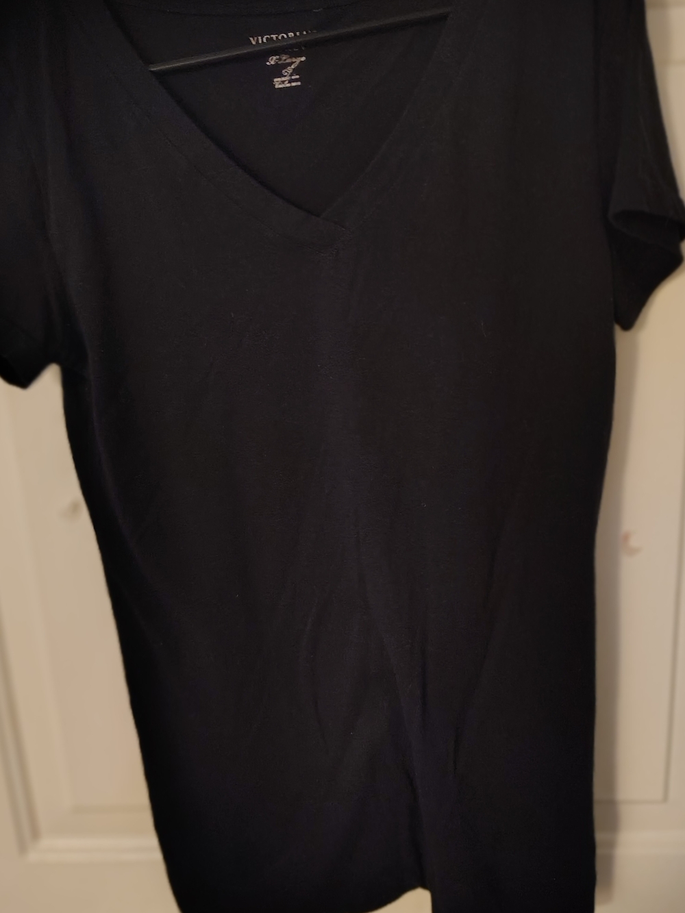 Victoria's Secret Black V-Neck Tee